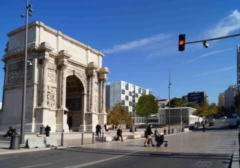 Marseille place de la Porte d'Aix