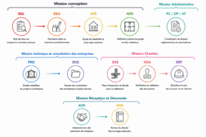 Missions de l'architecte
